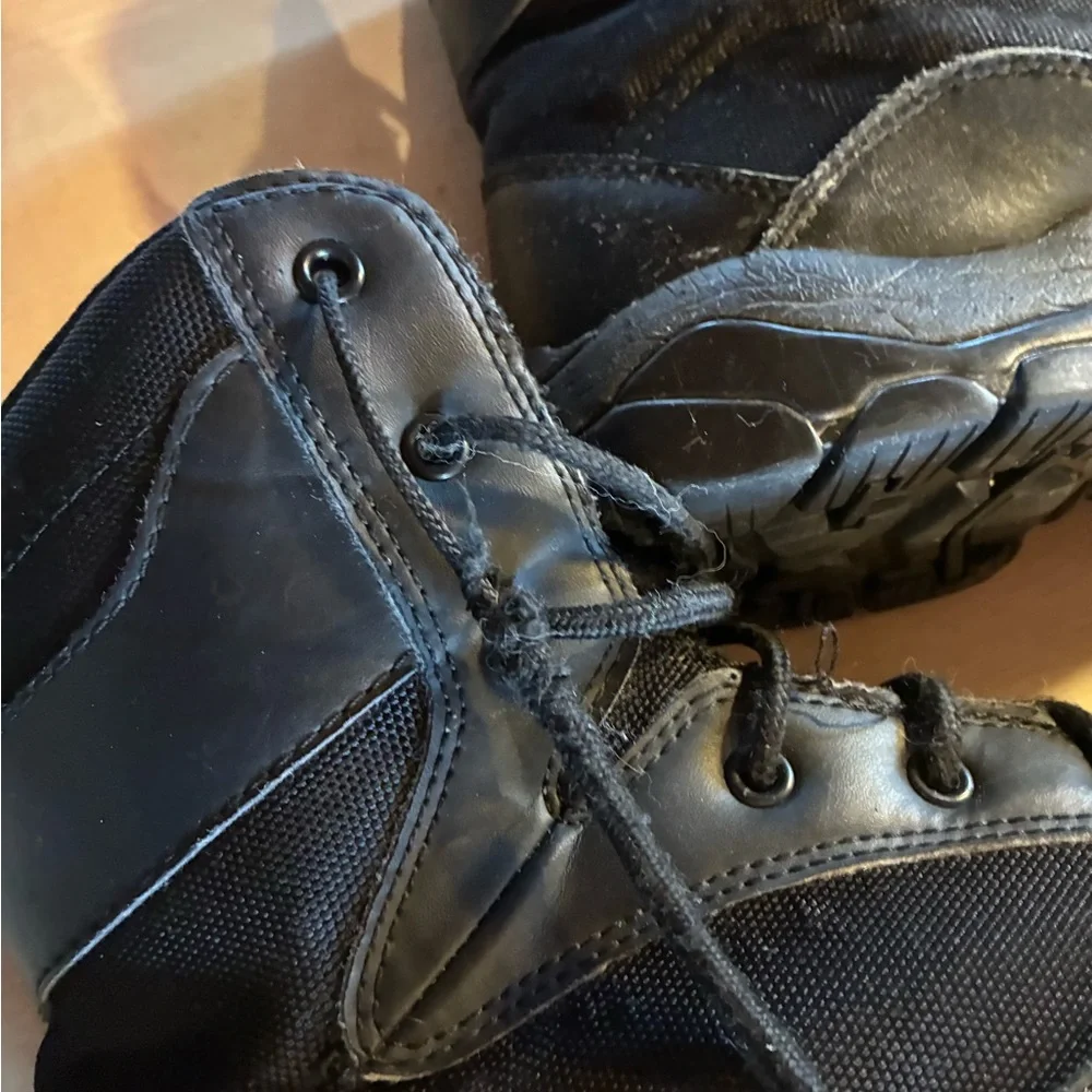 Interceptor Men's Black Leather work Boots size 10.5 m - Picture 5 of 9